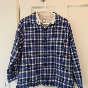 L.L. Bean Fleece lined flannel